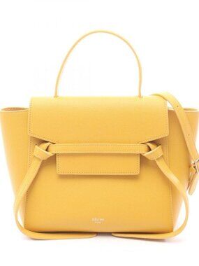 Celine Belt Bag Nano Yellow Leather